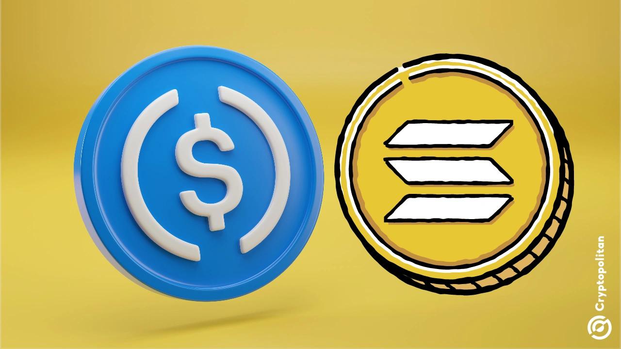 Solana（Sol）在最新的负面活动中吸收额外的$ 2.5B USDC